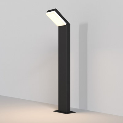 Luminosa Lighting Luminosa Maytoni Paso Outdoor Bollard Black 3000K Ip54 from B&Q