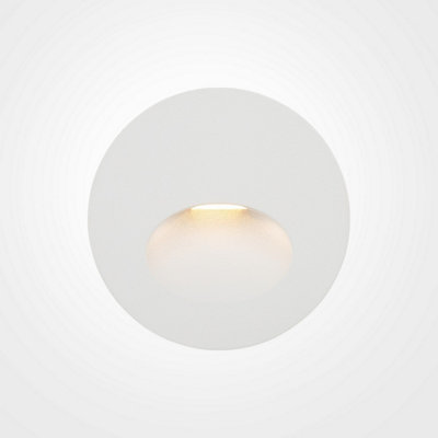 Luminosa Lighting Luminosa Maytoni Bil Outdoor Recessed Downlight White 3000K Ip54 from B&Q