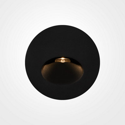 Luminosa Lighting Luminosa Maytoni Bil Outdoor Recessed Downlight Black 3000K Ip54 from B&Q