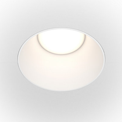 Luminosa Lighting Luminosa Maytoni Share Round Recessed Downlight White Gu10 from B&Q