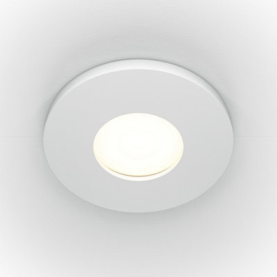 Luminosa Lighting Luminosa Maytoni Stark Round Recessed Downlight White Gu10 Ip65 from B&Q