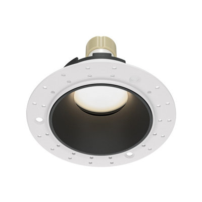 Luminosa Lighting Luminosa Share Trimless Recessed Downlight Black 1Xgu10 from B&Q