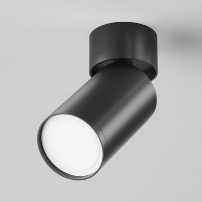 Luminosa Lighting Luminosa Maytoni Focus S Adjustable Surface Mounted Downlight Black Gu10 from B&Q