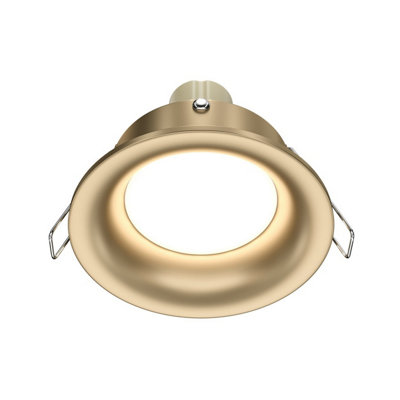 Luminosa Lighting Luminosa Slim Recessed Downlight Matte Gold 1Xgu10 from B&Q