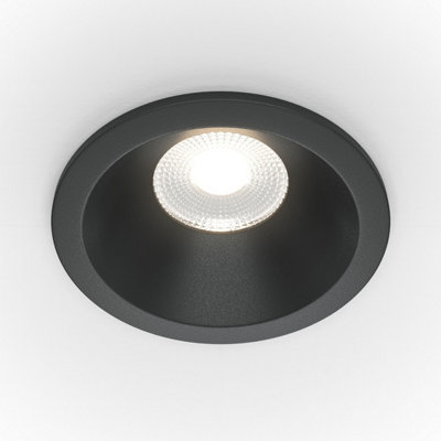 Luminosa Lighting Luminosa Maytoni Zoom Dimmable Recessed Downlight Black 3000K Ip65
