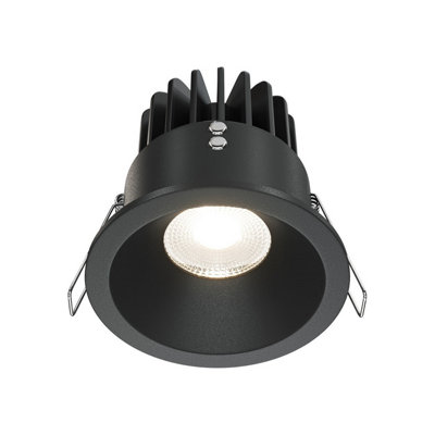 Luminosa Lighting Luminosa Zoom Outdoor Recessed Downlight Dimmable Black 4000K 930Lm Ip65 from B&Q