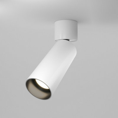 Luminosa Lighting Luminosa Maytoni Focus Led Adjustable Surface Mounted Downlight White 3000K from B&Q