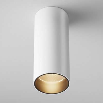 Luminosa Lighting Luminosa Maytoni Focus Led Dimmable Surface Mounted Downlight White 3000K from B&Q