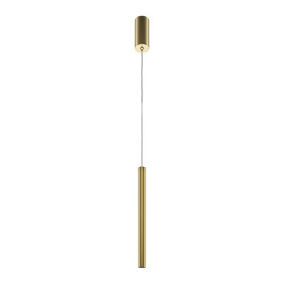 Luminosa Lighting Luminosa Pro Base Modern Slim Pendant Ceiling Light Gold 4000K 500Lm from B&Q