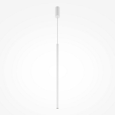 Luminosa Lighting Luminosa Pro Extra Modern Slim Pendant Ceiling Light White 4000K 500Lm from B&Q