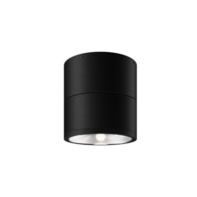 Luminosa Lighting Luminosa Spin Outdoor Surface Mounted Downlight Graphite 3000K 1050Lm Ip54 from B&Q