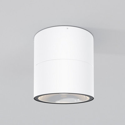 Luminosa Lighting Luminosa Spin Outdoor Surface Mounted Downlight White 3000K 1050Lm Ip54 from B&Q