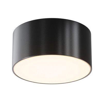 Luminosa Lighting Luminosa Zon Ip 12Cm Outdoor Surface Mounted Downlight Black 3000K 900Lm Ip65 from B&Q