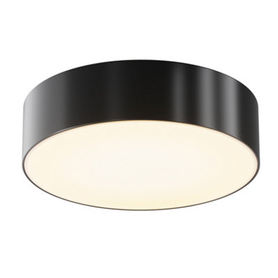 Luminosa Lighting Luminosa Zon Ip 22Cm Outdoor Surface Mounted Downlight Black 3000K 2200Lm Ip65 from B&Q