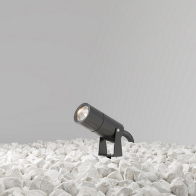 Luminosa Lighting Luminosa Bern Outdoor Spike Graphite 3000K 280Lm Ip65 from B&Q