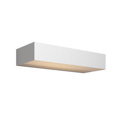 Luminosa Lighting Luminosa Lot Outdoor Up Down Wall Lamp White 3000K 700Lm Ip65 from B&Q
