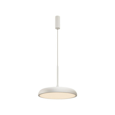 Luminosa Lighting Luminosa Gerhard Modern 40Cm Dome Pendant Ceiling Light White 3000K 1400Lm from B&Q