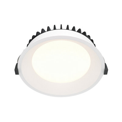 Luminosa Lighting Luminosa Okno 15.5Cm Recessed Downlight White 4000K 1400Lm Ip44 from B&Q