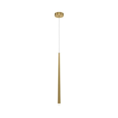 Luminosa Lighting Luminosa Cascade Modern Slim Pendant Ceiling Light Brass 700Lm 1Xled from B&Q