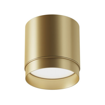 B&Q -  Luminosa Polar Surface Mounted Downlight Matte Gold 1Xgx53
