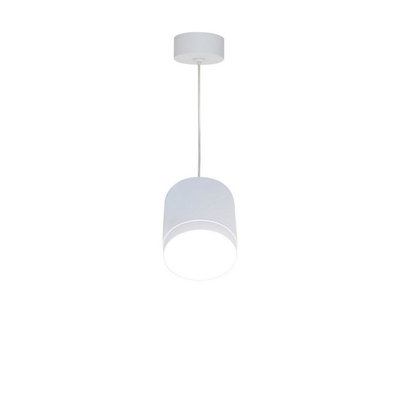 Luminosa Lighting Luminosa Polar Slim Pendant Ceiling Light White Gx53