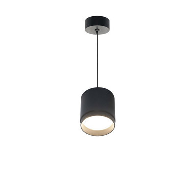 Luminosa Lighting Luminosa Polar Slim Pendant Ceiling Light Black Gx53