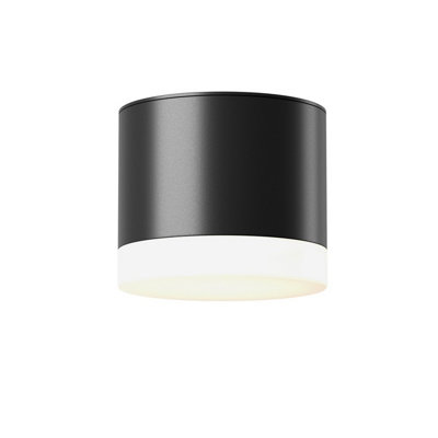 Luminosa Lighting Luminosa Pauline Surface Mounted Downlight Black Ip44 1Xgx53 from B&Q