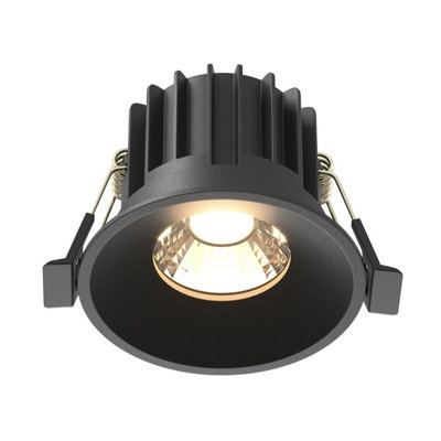 Luminosa Lighting Luminosa Round Recessed Downlight Black 3000K 840Lm