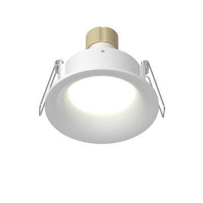 Luminosa Lighting Luminosa Slim Outdoor Recessed Downlight White Ip65 1Xgu10 from B&Q