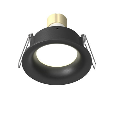 Luminosa Lighting Luminosa Slim Outdoor Recessed Downlight Black Ip65 1Xgu10 from B&Q