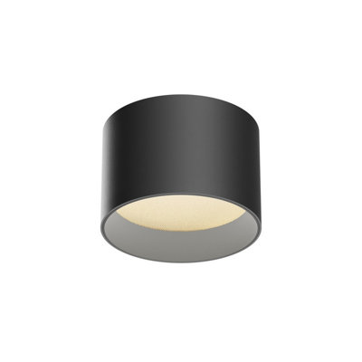 Luminosa Lighting Luminosa Vega Surface Mounted Downlight Black 3000K 580Lm from B&Q