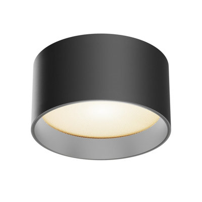 Luminosa Lighting Luminosa Vega Surface Mounted Downlight Black 3000K 1020Lm from B&Q