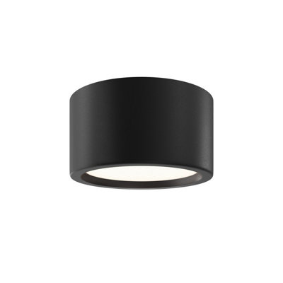Luminosa Lighting Luminosa Hydra Surface Mounted Downlight Black 3000K 1390Lm Ip44 from B&Q