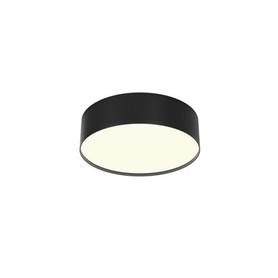 Luminosa Lighting Luminosa Zon Surface Mounted Downlight Black 3000K 1240Lm from B&Q