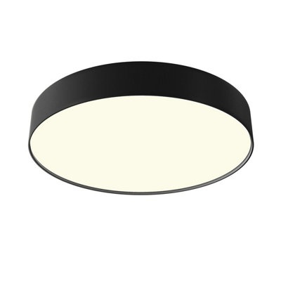 Luminosa Lighting Luminosa Zon Flush Ceiling Light Black 3000K 2540Lm from B&Q