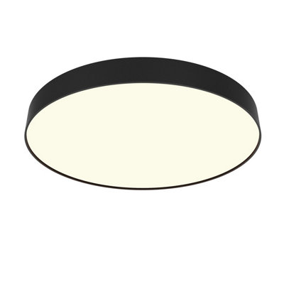 Luminosa Lighting Luminosa Zon Flush Ceiling Light Black 3000K 5160Lm from B&Q