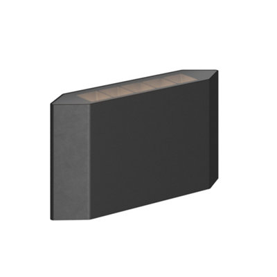 Luminosa Lighting Luminosa Pull Outdoor Wall Down Lamp Graphite 3000K 300Lm Ip54 from B&Q