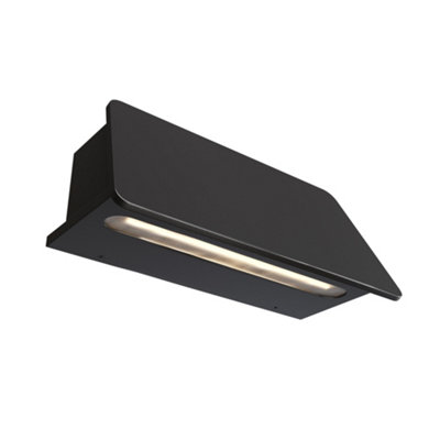 Luminosa Lighting Luminosa Trupp 20Cm Outdoor Wall Down Lamp Graphite 3000K 300Lm Ip54 from B&Q