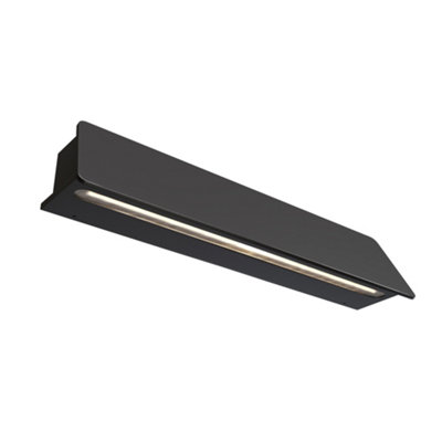 Luminosa Lighting Luminosa Trupp 40Cm Outdoor Wall Down Lamp Graphite 3000K 550Lm Ip54 from B&Q
