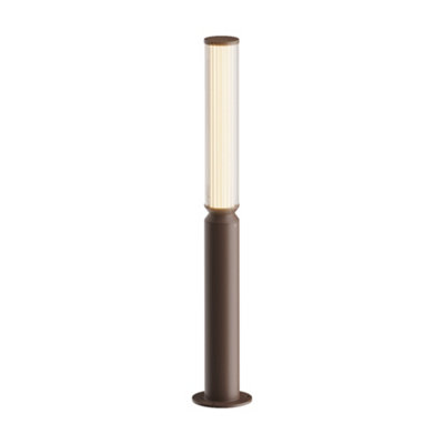 Luminosa Lighting Luminosa Lit 78Cm Outdoor Bollard Brown 3000K 750Lm Ip65 from B&Q