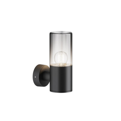 Luminosa Lighting Luminosa Amas Outdoor Modern Wall Lamp Graphite Ip54 1Xe27 from B&Q