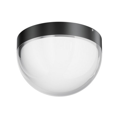 Luminosa Lighting Luminosa Mon Outdoor Surface Mounted Downlight Graphite 3000K 1100Lm Ip65