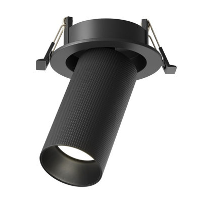Luminosa Lighting Luminosa Artisan Recessed Adjustable Recessed Downlight Black 1Xgu10 from B&Q