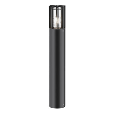 Luminosa Lighting Luminosa Barrel Outdoor Bollard Graphite Ip54 1Xe27 from B&Q