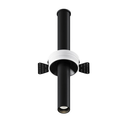 Luminosa Lighting Luminosa Focus T 30Cm Trimless Recessed Downlight Black 3000K 460Lm from B&Q