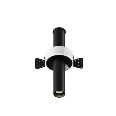 Luminosa Lighting Luminosa Focus T 20Cm Trimless Recessed Downlight Black 3000K 460Lm from B&Q