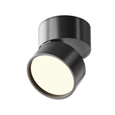 Luminosa Lighting Luminosa Onda Surface Mounted Downlight Black 3000K 780Lm from B&Q