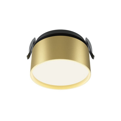 Luminosa Lighting Luminosa Onda 8.5Cm Cct Recessed Downlight Dimmable Brass 2200-4000K from B&Q