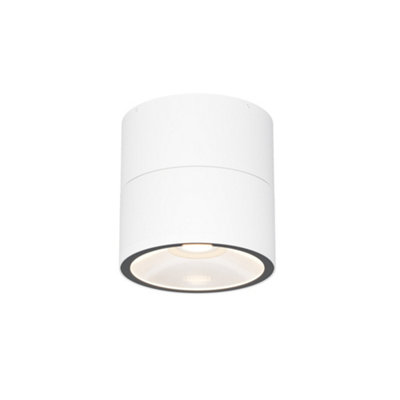 Luminosa Lighting Luminosa Spin Outdoor Surface Mounted Downlight White 3000K 480Lm Ip54 from B&Q