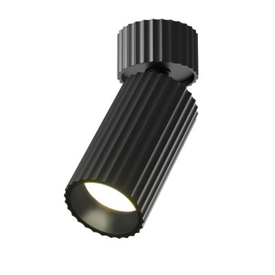 Luminosa Lighting Luminosa Calipso Adjustable Surface Mounted Downlight Black 1Xgu10 from B&Q